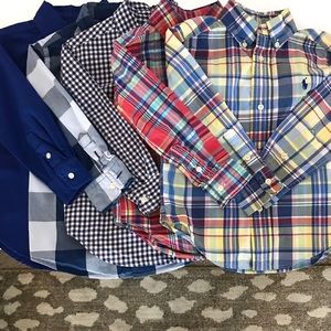Boys button down shirt set